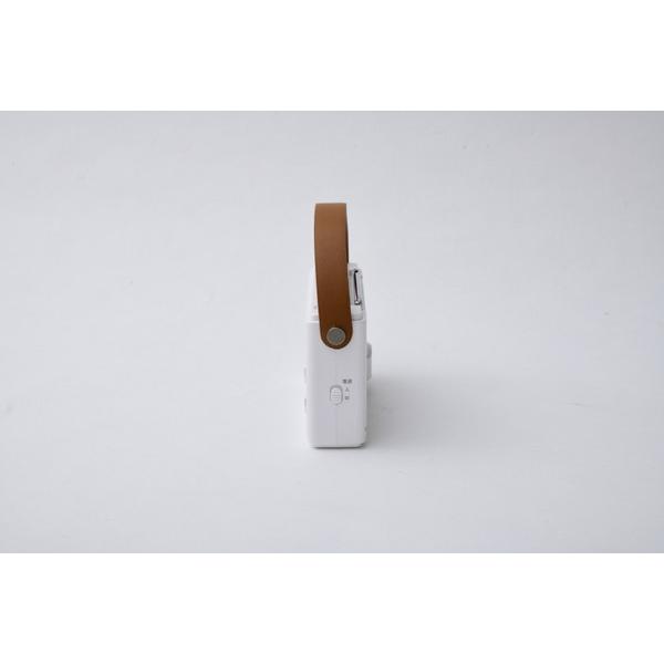 QRIOM 手回し充電テレビ  パールホワイト JYTM-RTV430-PW ［ワイドFM対応 /防滴ラジオ /テレビ/AM/FM］ |  | 02