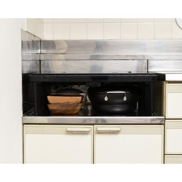 ヤマゼン 2口IH調理器　脚付き   KES-WL1456E-H ［2口］ | 山善 | 03