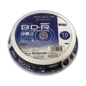 磁気研究所 HDVBR25RP10SP　HIDISC BD-R 1回録画 6倍速 25GB 10枚 スピンドルケース | 磁気研究所