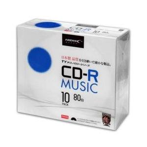 磁気研究所 音楽用  CD-R 48倍速 80分 10枚 【インクジェットプリンタ対応】　TYCR80YMP10SC | CMC