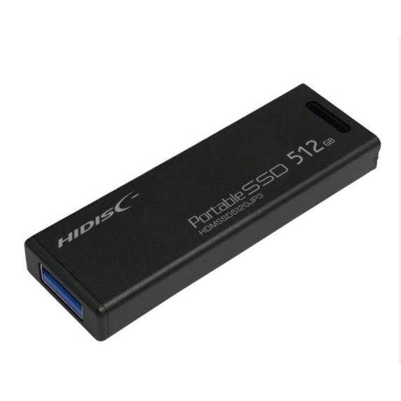 HI-DISC　外付けSSD 512GB　HDMSSD512GJP3R Amazon | HIDISC USB3.2 Gen2対応データ/録画用 MiniStick
