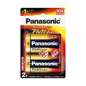 Panasonic(パナソニック) LR20XJ/2B （アルカリ乾電池単1形/2P） | Panasonic