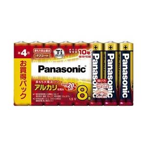 Panasonic(パナソニック) 【単4形】　8本　アルカリ乾電池　LR03XJ/8SW | Panasonic