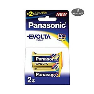 Panasonic(パナソニック) 【単2形】 2本 アルカリ乾電池 「エボルタ」LR14EJ/2B | Panasonic