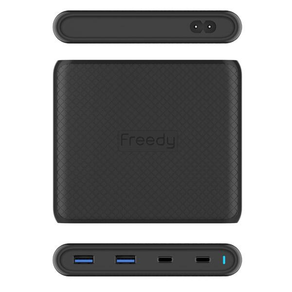 KOMATECH 90W USB PD/QC3.0対応 マルチポート チャージャー EA1707BK ブラック 【864】 |  | 03