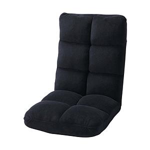 東谷 もこもこリクライナー　FKC-006BK（W42×D60-102×H56×SH14cm） | 東谷