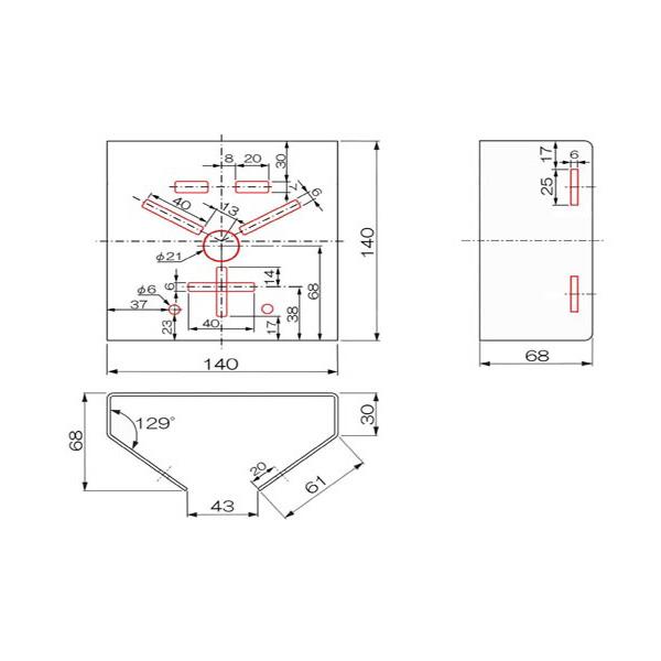 マザーツール 防水型カメラ用ポール取付金具 SD-P635 | マザーツール | 02