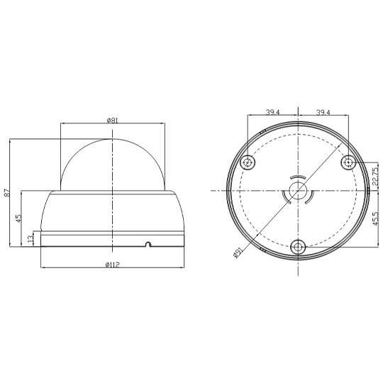マザーツール 1.4メガピクセル ドーム型AHDカメラ MTD-S23AHD | マザーツール | 02