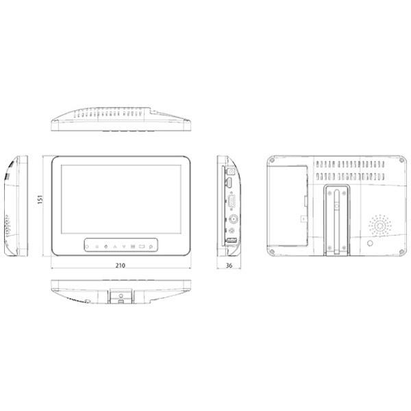マザーツール 8インチTFTカラーモニター　MT-M80AP | マザーツール | 02