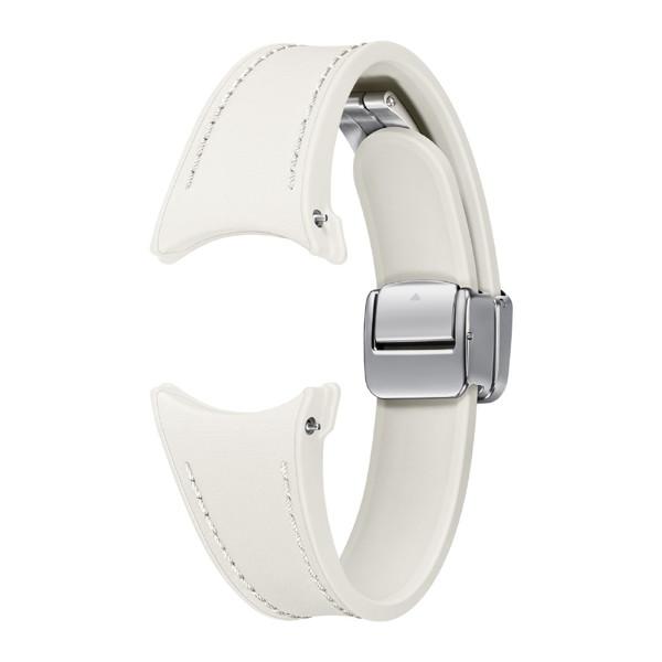 【サムスンGalaxy純正】Galaxy Watch6 D-Buckle Hybrid Eco-Leather Band（Slim S/M）環境に優しい素材【D-Buckleで簡単着脱】 Samsung（サムスン） CREAM ET… |  | 02