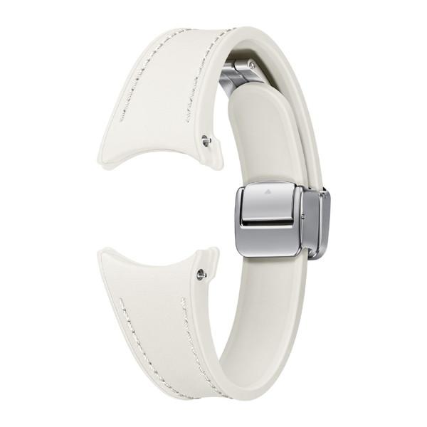 【サムスンGalaxy純正】Galaxy Watch6 D-Buckle Hybrid Eco-Leather Band（Slim S/M）環境に優しい素材【D-Buckleで簡単着脱】 Samsung（サムスン） CREAM ET…｜y-sofmap｜03