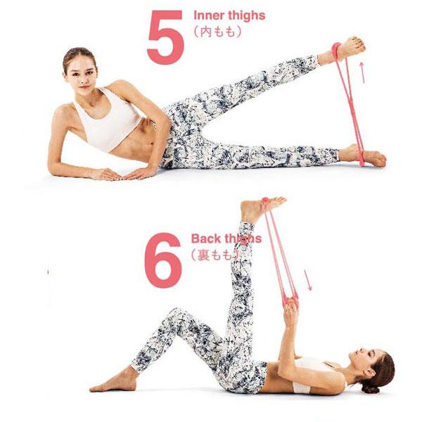 LAVIE 健康グッズ ストレッチ・コリほぐし・フィットネスチューブ のびーる フィットネス(ハード/オレンジ) 3B-3009 | LaVie | 04