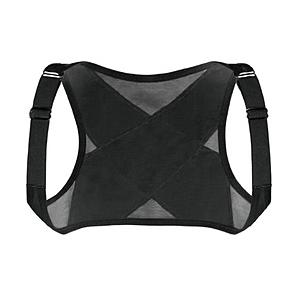 健康グッズ ウエア・サポーター【美姿勢宣言】こっそり美姿勢宣言します 女性用(M-Lサイズ：肩幅40〜42cm・身長160〜170cm/ブラック) 3B-3399【肩こりの悩み】 | LaVie