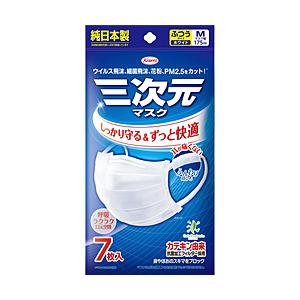 KOWA 三次元マスク　ふつうM　ホワイト　7枚 | Kowa