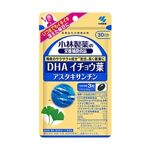 小林製薬 【小林製薬】DHA・イチョウ葉・アスタキサンチン（90粒） | 小林製薬