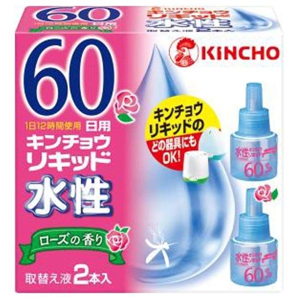 大日本除虫菊 水性キンチョウリキッド 60日用 ローズの香り 取替液 2個入〔蚊取り用品〕 [振込不可] |  | 01