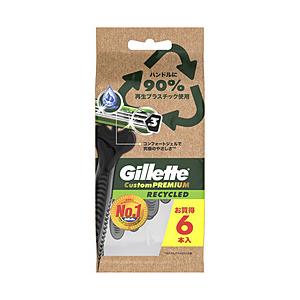 ジレット Gillette（ジレット）カスタムプレミアム リサイクルド 6本 | 