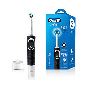 ブラウン すみずみクリーン  ブラック D1004132BKN ［オーラルB /回転式］ | BRAUN