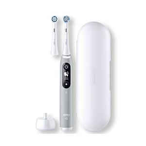 ブラウン iO6 グレーオパール　電動歯ブラシ   IOM62J61KGR-W ［オーラルB /回転式］ | BRAUN