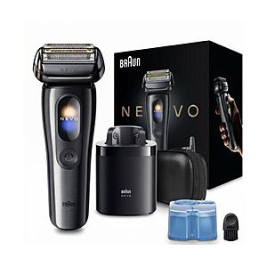 ブラウン NEVO シルクシェーバー 洗浄器モデル  グラファイトダスク NEVO15010C ［4枚刃 /AC100V-240V］ | BRAUN