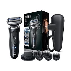 ブラウン 電気シェーバー シリーズ7 ブラック 73-N85010s ［3枚刃 /AC100V-240V］ | BRAUN