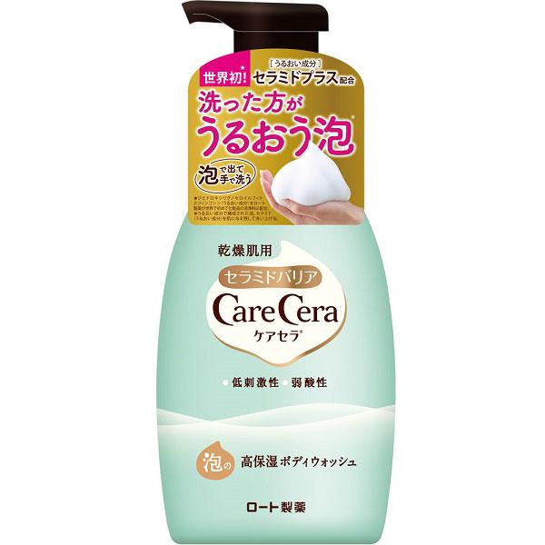 ロート製薬 CareCera（ケアセラ）泡の高保湿ボディウォッシュ 450ml ピュアフローラルの香り |  | 01