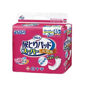 白十字 サルバ 尿とりパッド スーパー 女性用 45枚入 | 