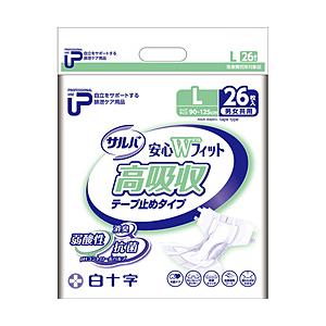 白十字 PUサルバ 安心Wフィット高吸収タイプ Lサイズ 26枚入 | 