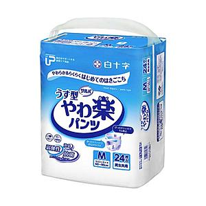 白十字 PUサルバ やわ楽パンツ Mサイズ 24枚入 | 