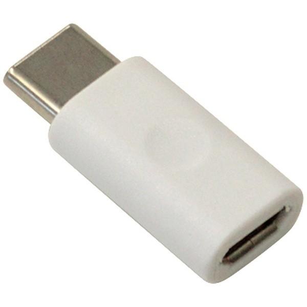 ラスタバナナ ［USB-C → micro USB］2.0変換アダプタ 充電・転送　ホワイト　RBHE253 | ラスタバナナ | 01