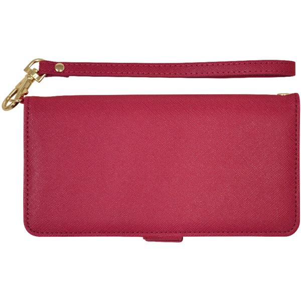 ラスタバナナ BASIO4 手帳型ケース+ハンドストラップ  マゼンタ 5374BSO4BO | ラスタバナナ | 01