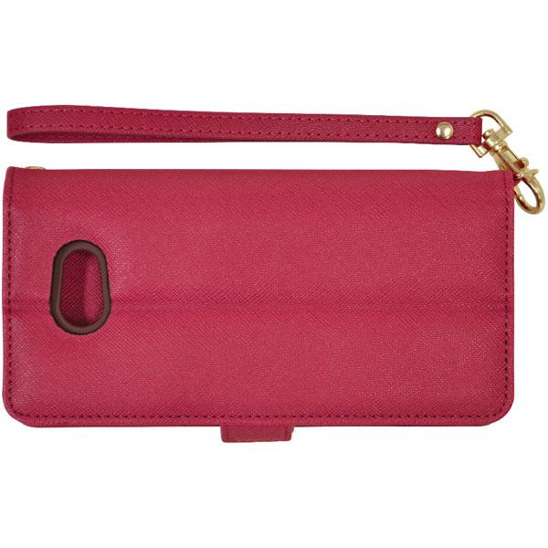 ラスタバナナ BASIO4 手帳型ケース+ハンドストラップ  マゼンタ 5374BSO4BO | ラスタバナナ | 02