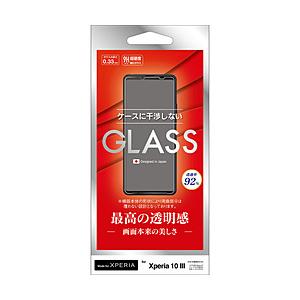 ラスタバナナ Xperia 10 III ガラスパネル 光沢 0.33mm クリア GP2861XP103 | ラスタバナナ