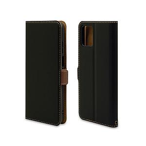 ラスタバナナ moto g32 薄型手帳ケース サイドマグネット  ブラック×ダークブラウン 7415MOTOG32BO 【864】 | ラスタバナナ