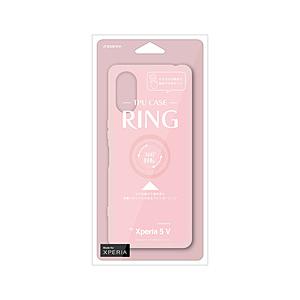 ラスタバナナ Xperia 5V TPUリングケース  ライトピンク 7760XP55TPRLPK | ラスタバナナ