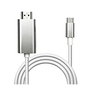 ラスタバナナ USB-C ⇔ HDMI ケーブル [映像 /2.5m /4K対応]  ホワイト R25CACH02WH | ラスタバナナ