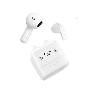 モバにゃー おでかけワイヤレスイヤホン Bluetooth 5.2 完全ワイヤレス ステレオ イヤホン マイク ブルートゥース 左右分離型 インナーイヤー AAC Type-C充電… | ラスタバナナ