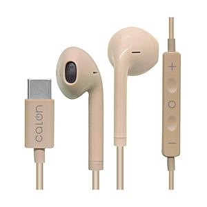 ステレオイヤホンマイク ハンズフリー 通話対応 DAC搭載 着信応答スイッチ マイク ボリューム 圧迫感が少ない 自然な音質 有線 calon Type-C タイプC トープ … | ラスタバナナ