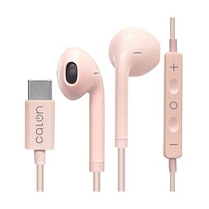 ステレオイヤホンマイク ハンズフリー 通話対応 DAC搭載 着信応答スイッチ マイク ボリューム 圧迫感が少ない 自然な音質 有線 calon Type-C タイプC スモー… | ラスタバナナ