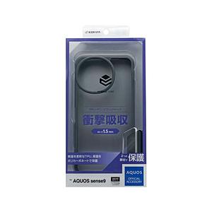 ラスタバナナ AQUOS sense9 ハイブリッドケース TPU×PC  ブラック 8430AS9HPBK | ラスタバナナ