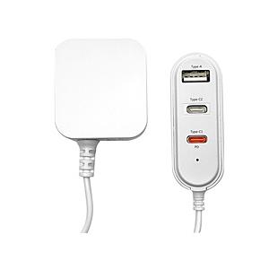 ラスタバナナ AC充電器 1.2m延長 C×2 A×1 PD20W | ラスタバナナ