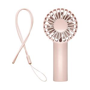 ラスタバナナ リン酸鉄電池ハンディ扇風機 2000mAh  ライトピンク RFANLI020C02LPK | ラスタバナナ