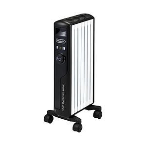 デロンギ マルチダイナミックヒーター  ピュアホワイト + マットブラック MDHS09-BK ［最大8畳］ | デロンギ