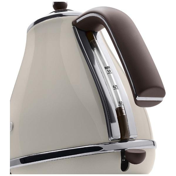 デロンギ 電気ケトル 「アイコナ・ヴィンテージ コレクション」（1.0L）　KBOV1200J-BG ドルチェベージュ | デロンギ | 02
