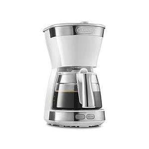 デロンギ ドリップコーヒーメーカー アクティブ シリーズ トゥルーホワイト ICM12011J-W ［ミルなし］ | デロンギ