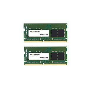 PRINCETON(プリンストン) 増設メモリ ノートPC用  PDN4/3200-16GX2 ［SO-DIMM DDR4 /16GB /2枚］ 【864】 [振込不可] | PRINCETON