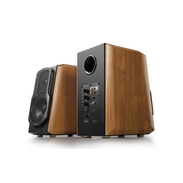 ハイレゾ 対応スピーカー Bluetooth  /  3.5mm  /  RCA 接続x2/ Optical （光角型プラグ）/ Coaxial ED-S1000MK2-A ED-S1000MKII ブラウン ED-S1000MK2-A |  | 01