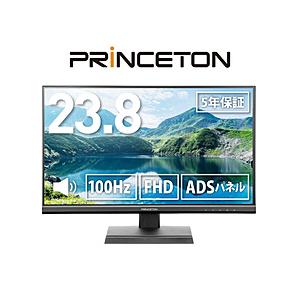 PRINCETON(プリンストン) PCモニター  ブラック PTF-B241W-BK ［23.8型 /フルHD(1920×1080) /ワイド /100Hz］ | PRINCETON