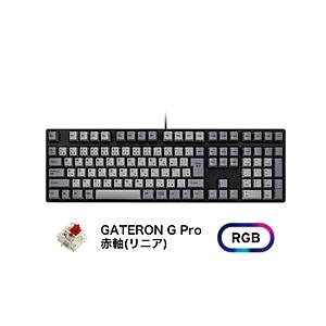 IKBC キーボード CD108 RGB(赤軸) ブラック IK-CD108-G/RD-RGB-BK ［有線 /USB］ | 