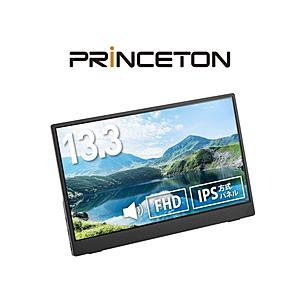PRINCETON(プリンストン) USB-C接続 モバイルモニター  ブラック PTF-M133A ［13.3型 /フルHD(1920×1080) /ワイド /60Hz］ 【864】 | PRINCETON